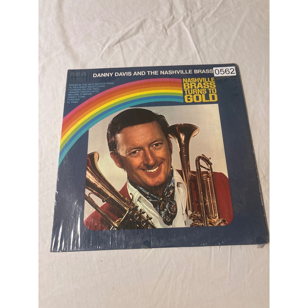 RCA Danny Davis and the Nashville Brass Turns to Gold LP 12" Vinyl Record 1972